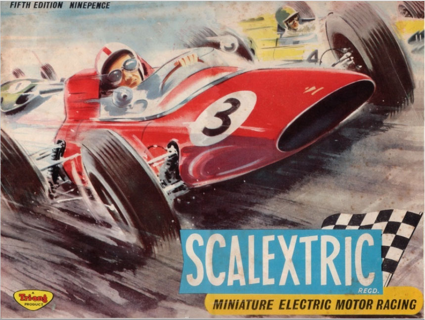 Scalextric 1964 catalogue, front cover