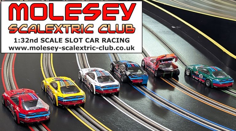 Molesey Scalextric Club 2025 grid Club Cars July 31