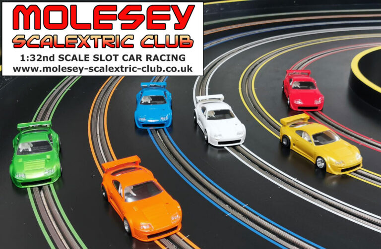 Molesey Scalextric Club 2026 Club Cars grid